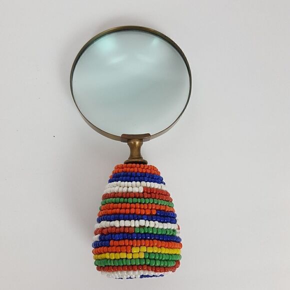 Vintage Brass Magnifying Glass - Picture 3 of 7